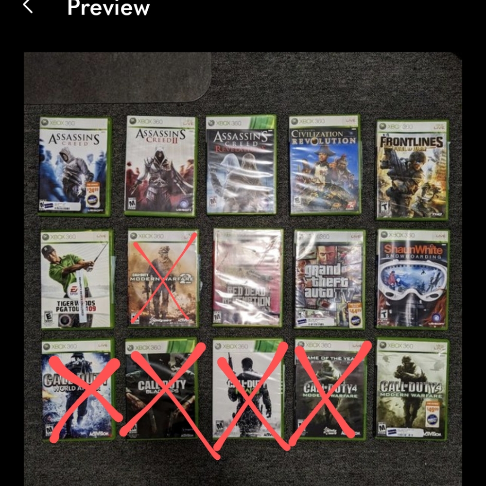 XBox 360 games - Assorted